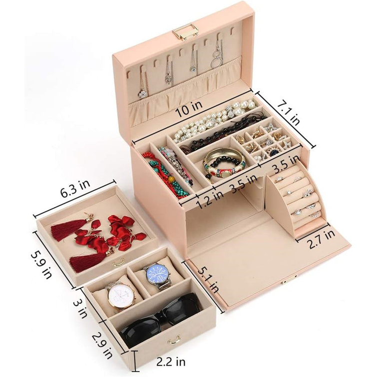 AURSK Jewellery Box + Drawers Wayfair Canada